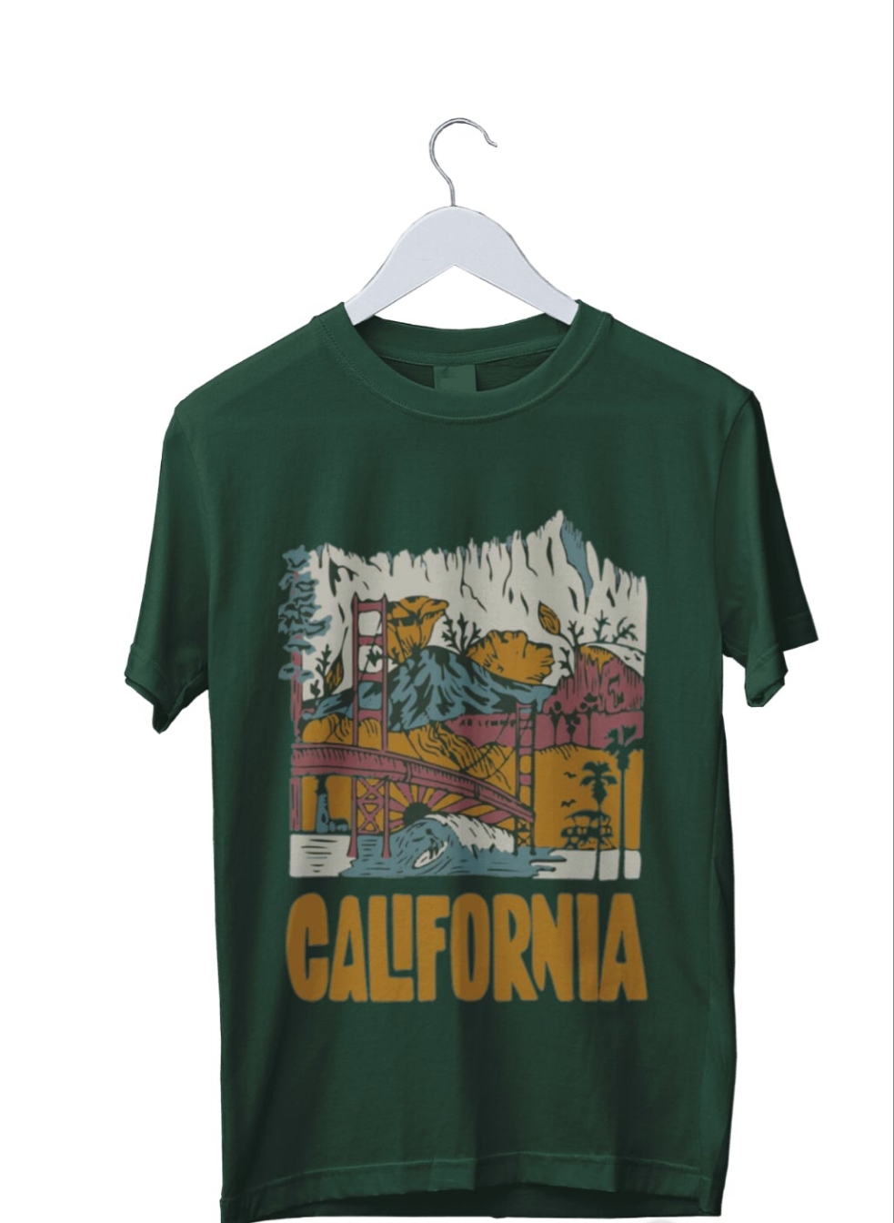 California Green Oversized T-Shirt