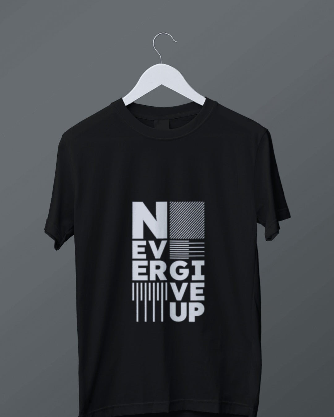 Never Give Up Oversized T-Shirt