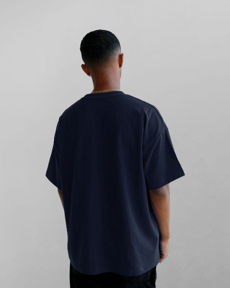 Patrol Blue Plain Oversized T-Shirt