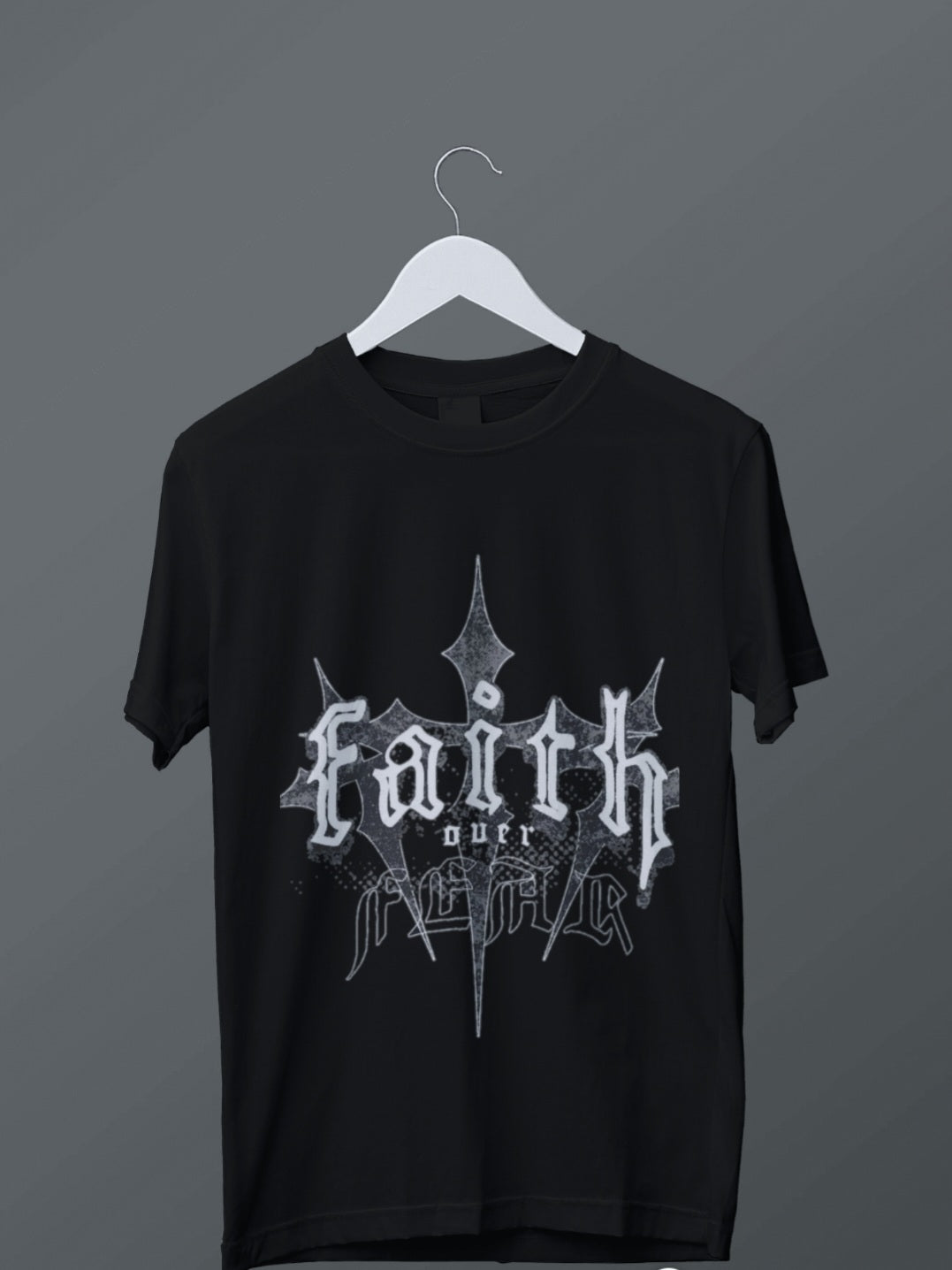 Faith Black Oversized T-Shirt